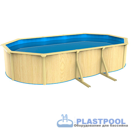 Бассейн Premium овал (6.1x3.6x1.3) Starmatrix SP613613BW  wood