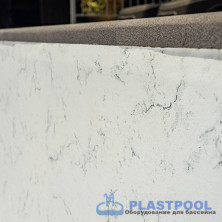 Пленка для бассейна Haogenplast Ogenflex StoneFlex Royal-3D (белый мрамор) 1,65х25м