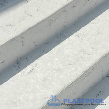 Пленка для бассейна Haogenplast Ogenflex StoneFlex Royal-3D (белый мрамор) 1,65х25м