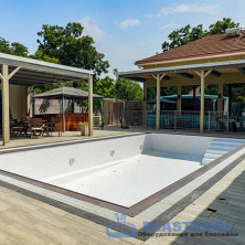 Пленка для бассейна Haogenplast Ogenflex StoneFlex Royal-3D (белый мрамор) 1,65х25м