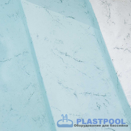 Пленка для бассейна Haogenplast Ogenflex StoneFlex Royal-3D (белый мрамор) 1,65х25м