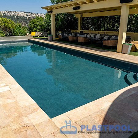 Пленка для бассейна Haogenplast Ogenflex StoneFlex Slate-3D (грифельный) 1,65х25м