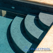 Пленка для бассейна Haogenplast Ogenflex StoneFlex Slate-3D (грифельный) 1,65х25м