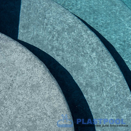 Пленка для бассейна Haogenplast Ogenflex StoneFlex Slate-3D (грифельный) 1,65х25м