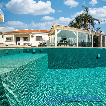 Пленка для бассейна Haogenplast Ogenflex StoneFlex Forest-3D (зеленый) 1,65х25м