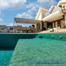 Пленка для бассейна Haogenplast Ogenflex StoneFlex Forest-3D (зеленый) 1,65х25м