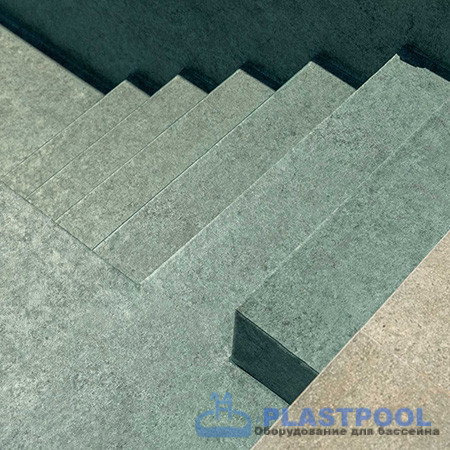 Пленка для бассейна Haogenplast Ogenflex StoneFlex Forest-3D (зеленый) 1,65х25м