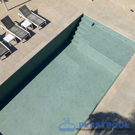 Пленка для бассейна Haogenplast Ogenflex StoneFlex Forest-3D (зеленый) 1,65х25м