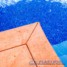 Пленка для бассейна Haogenplast Ogenflex Galit NG Cool Sparks (темный мрамор) 1,65х25м