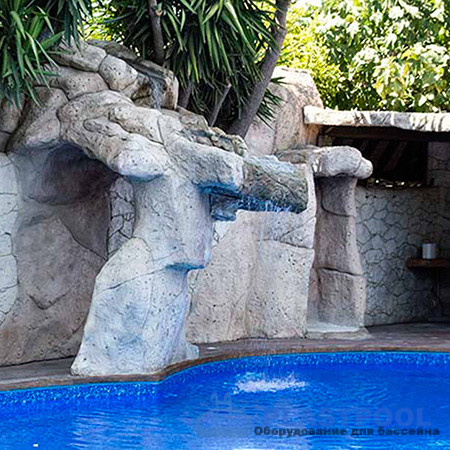 Пленка для бассейна Haogenplast Ogenflex Galit NG Cool Sparks (темный мрамор) 1,65х25м