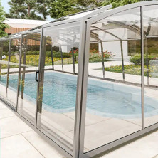 Раздвижной павильон для бассейна Avrora H 12,72м*4,5м*1,9м 