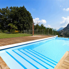 Лайнер ПВХ Renolit Alkorplan 2000, 1,65х25 м, цвет Light blue (светло-голубой)