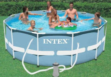 26702 Каркасный бассейн Intex 305х76 см с фильтром насосом