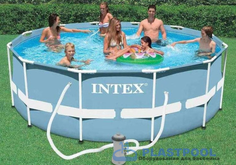 26702 Каркасный бассейн Intex 305х76 см с фильтром насосом
