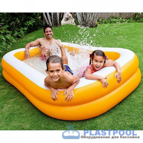  Бассейн семейный "Мандарин" 229х147х46см, Intex 