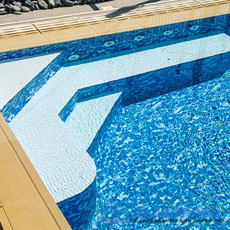 Пленка для бассейна Haogenplast Ogenflex Granit 2 (темный гранит) 1,65х25м