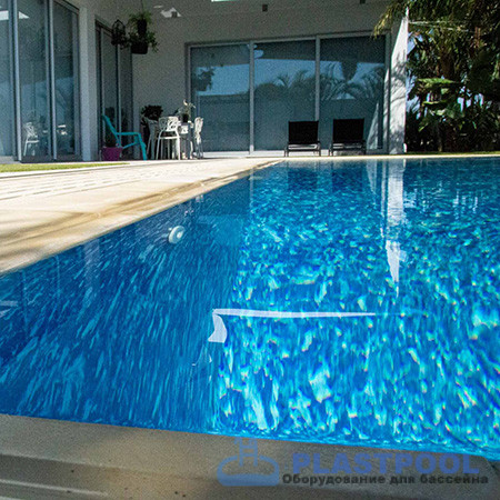 Пленка для бассейна Haogenplast Ogenflex Granit 2 (темный гранит) 1,65х25м