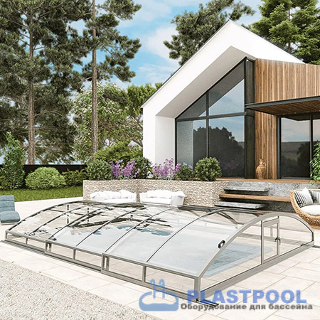 Раздвижной павильон для бассейна Avrora L 8,48М*2,5М*0,65М 