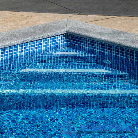 Пленка для бассейна Haogenplast Ogenflex Pacific (синяя мозаика) 1,65х25м