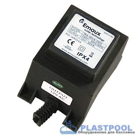 Трансформатор 12V/50W Emaux TRA-50VA 