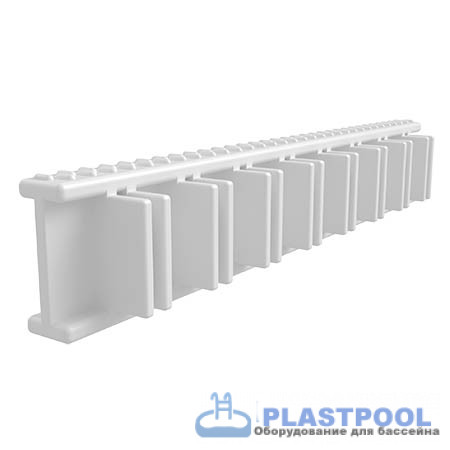 Угловой Сегмент 195x34мм, цвет белый