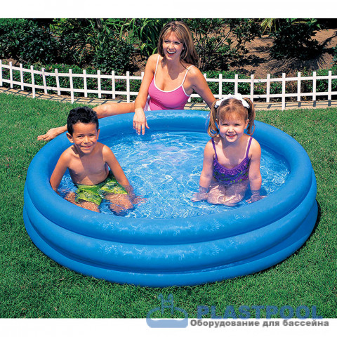  Бассейн детский  Бассейн детский "Синий кристалл" 147х33см Intex 
