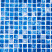 Пленка для бассейна противоскользящая Haogenplast Ogenflex Snapir Blue (синяя мозаика) 1,65х25м