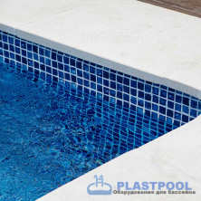 Пленка для бассейна противоскользящая Haogenplast Ogenflex Snapir Blue (синяя мозаика) 1,65х25м