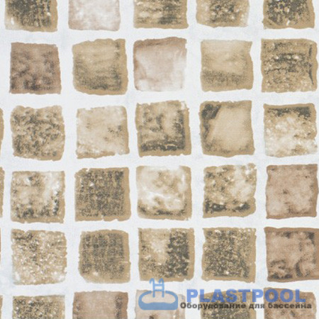 Пленка для бассейна Haogenplast Ogenflex Snapir Earth (бежевая мозаика) 1,65х25м