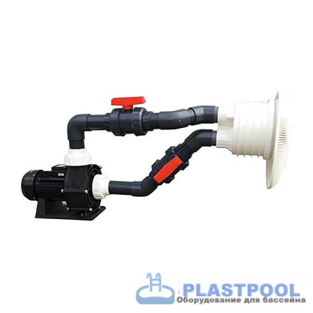 Противоток AquaViva WTB400T Kit (380V, LED, 80m3, 4kW, 5,5HP) вал AISI 316