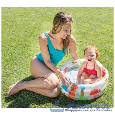 Бассейн детский "Динозавр" 61х22см, Intex 