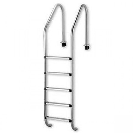 Лестница 5 ступеней AM SL широкий борт 42х1,2мм AISI 304 