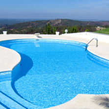 Лайнер ПВХ Renolit Alkorplan 3000, 1,65х25 м, цвет Bysance blue (небесно-голубой)