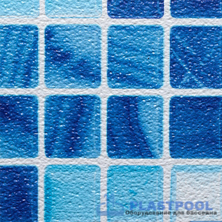 Пленка для бассейна противоскользящая Imitation Real Mosaic PR Antislip (Имитационная мозаика) 2,0х25м