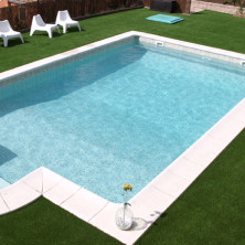 Лайнер ПВХ Renolit Alkorplan 3000, 1,65х25 м, цвет Persia Sand (серебряная лагуна)