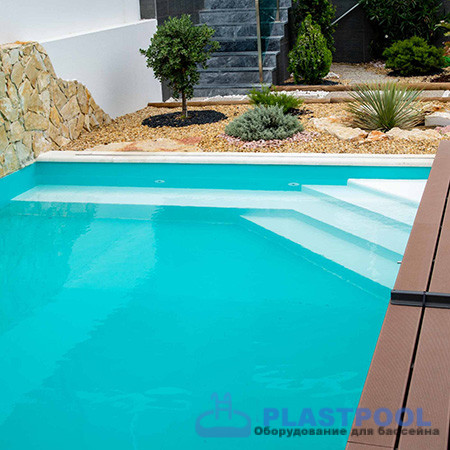 Пленка для бассейна Haogenplast Ogenflex Green 8039 (бирюзовый) 1,65х25м