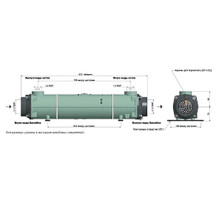 Теплообменник 190кВт Bowman пучок труб титан 