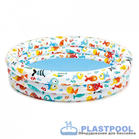 Бассейн детский "Аквариум" 132х28см Intex 