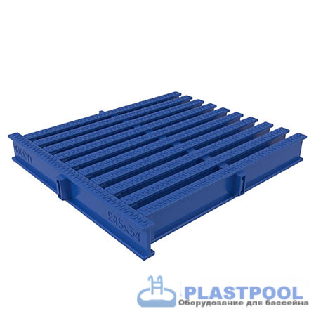 Угловой сегмент 245x34мм, цвет синий