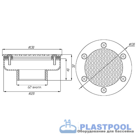 Желоб водозабора (пленка) (120 мм) (B3.120.4) Xenozone