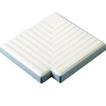 Угол 90гр. с голубым отливом для переливной решетки (300мм Н34) Kripsol RR 301.С