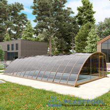 Раздвижной павильон для бассейна Avangard 12,72м*4м*1,93м 