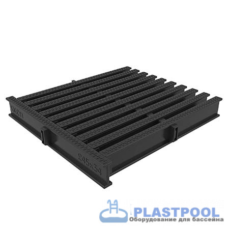 Угловой сегмент 245x34мм, цвет черный