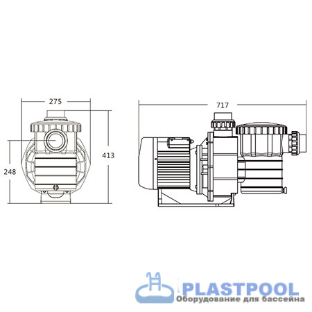 Насос 2,2кВт 380В Emaux SB30 (Opus) 