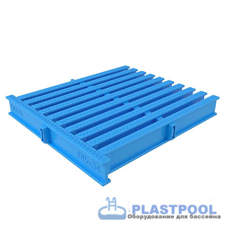 Угловой сегмент 245x34мм, цвет голубой