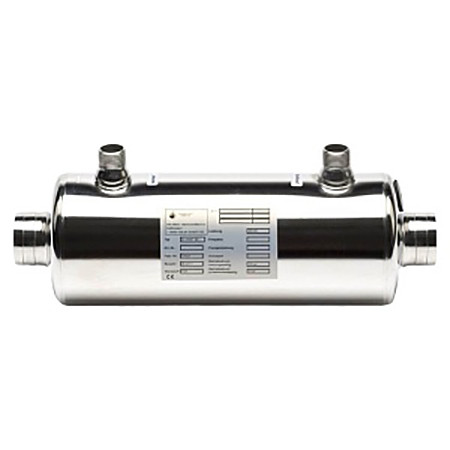 Теплообменник 42кВт Max Dapra D-HWT 35 корпус н/с спираль н/с AISI 316 