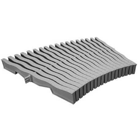 Решетка переливная для круглого бассейна с голубым отливом (Н34 мм) Kripsol МС 2534.С