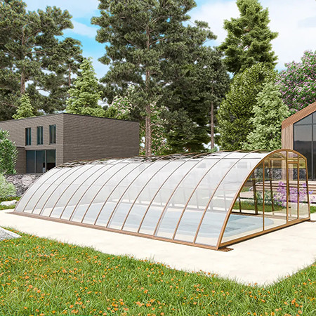 Раздвижной павильон для бассейна Avangard 8,48М*2,5М*1,83М 