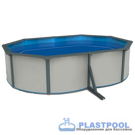 Морозоустойчивый бассейн PoolMagic White овальный 9.1x4.6x1.3м 