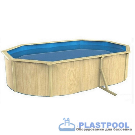 Морозоустойчивый бассейн PoolMagic Wood овальный 9.1x4.6x1.3м